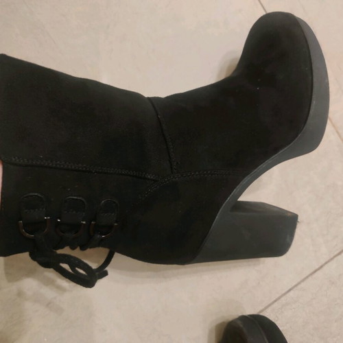 Castor ankle boots used, size 39, black