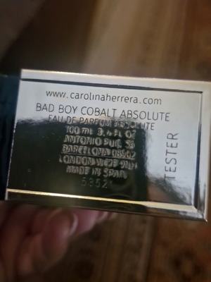 CH Bad Boy Cobalt Absolute 100ml new, original tester