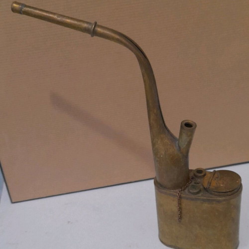 Bronze old pipe used with Chinese engravings