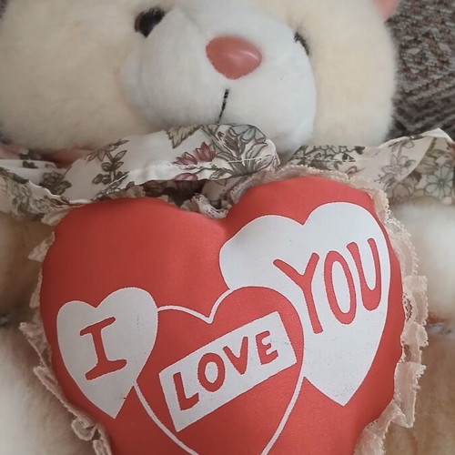 Large plush teddy bear 35 cm like new