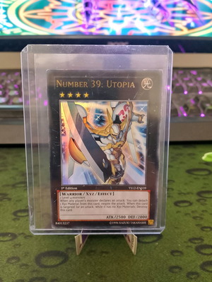 Number 39 Utopia Yu-Gi-Oh! card used 1st edition