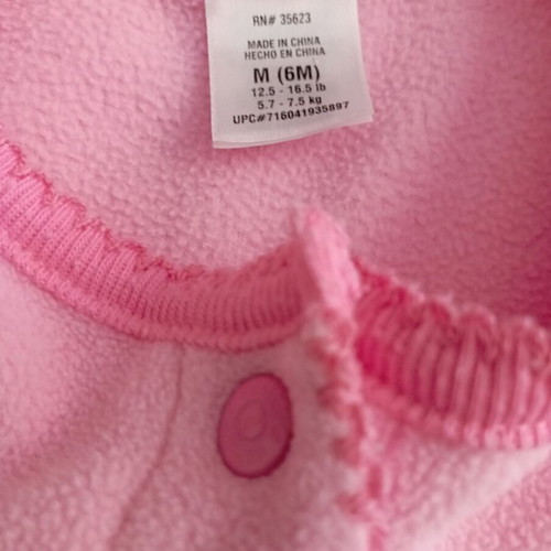 Carter's 6m baby romper like new