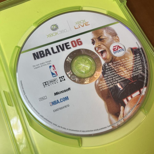 NBA Live 06 Xbox 360 παιχνίδι μεταχειρισμένο, πλήρες με manual