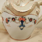 Hayasi Kutani Geisha porcelain tea set like new, 18 pieces