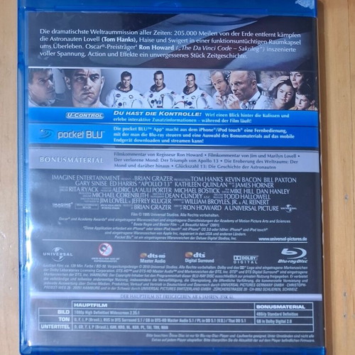 Apollo 13 Blu-ray new without Greek subtitles