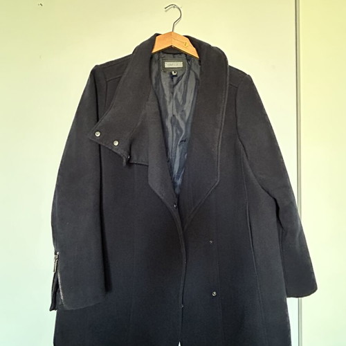 Mango coat like new, blue, size XL