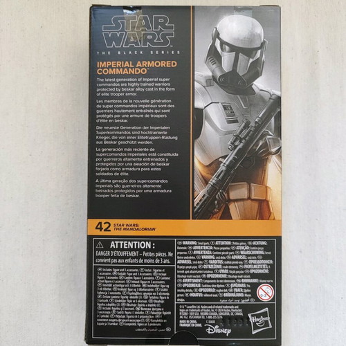 Imperial Armored Commando Star Wars figure The Mandalorian The Black Series Hasbro new