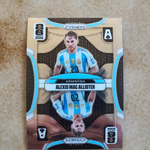 Panini Prizm Alexis Mac Allister Argentina soccer card like new