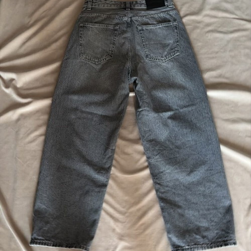 Pull & Bear STWD Washed Grey Baggy Jeans Like New