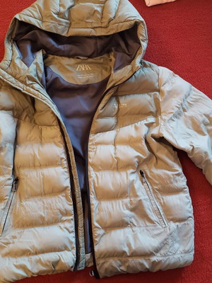 Μπουφάν για αγόρι Zara μεταχειρισμένο, μπεζ, μέγεθος 152 cm