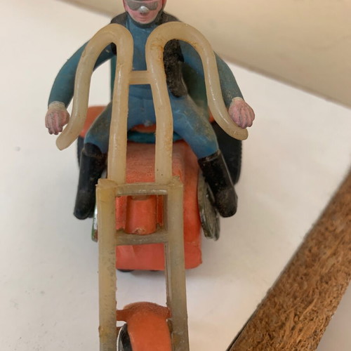 Wind-up chopper toy 1970 used, made in Hong Kong