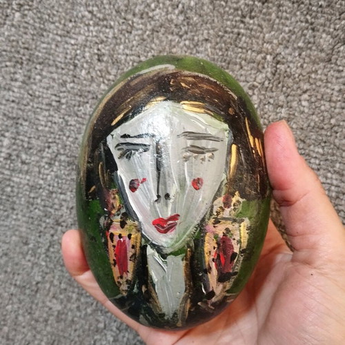Stones 3, hand-painted, final price 4 euros