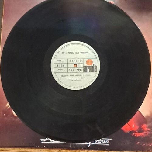 Krokus Metal Rendez Vous vinyl record