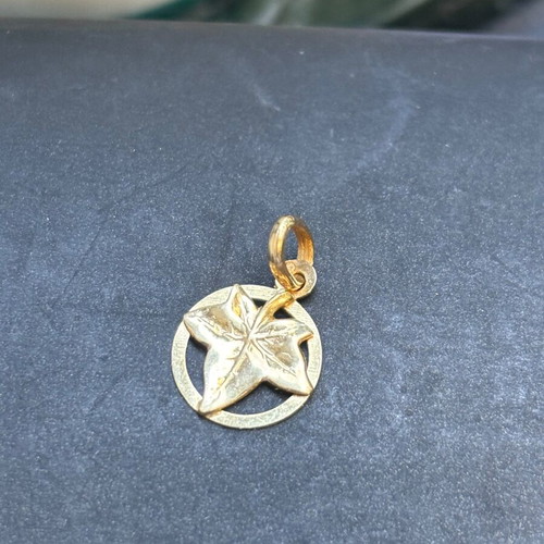 Gold Platanofyllo 14K new with authenticity stamp
