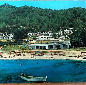 Θάσος, Βόρειο Αιγαίο Θάσος, Παραλία Macriamos, Διαστάσεις (14.5 X 10.0 εκ), Εκδότης: Grigoriou, Vintage Καρτ ποστάλ 1980 Γρηγορίου Postcard