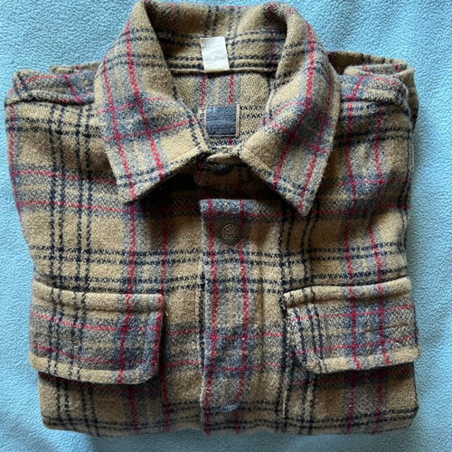 Winter wool blend shirt for boys, size 6 years
