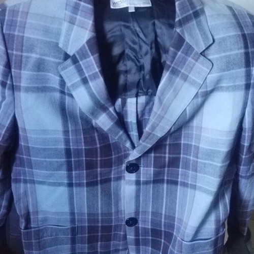 Wesc Men's Jacket Medium like new, gray and purple
