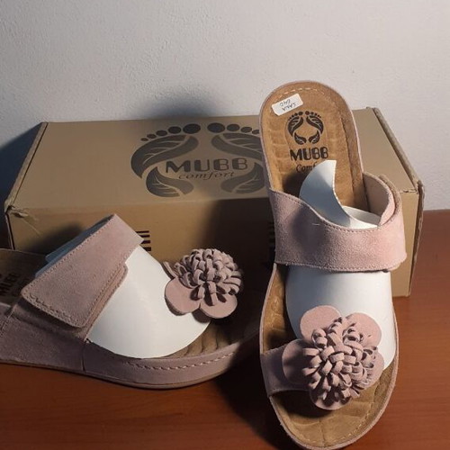 Mubb Comfort leather suede sandals size 40 new