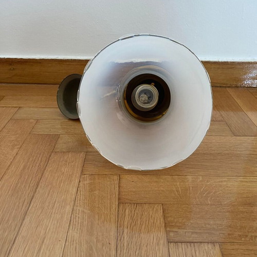 Ceiling light made of crystal and metal like new