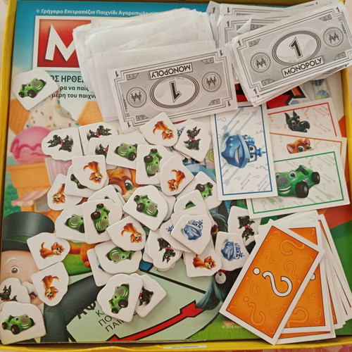 Monopoly Junior board game used, for ages 5+