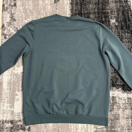 Men's long-sleeve shirt like new, green XXL