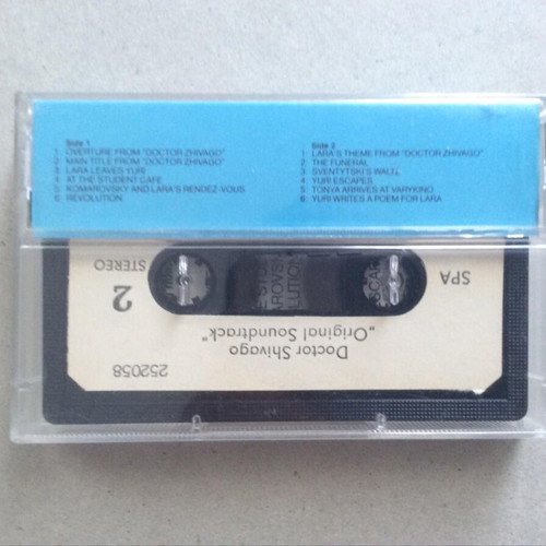 Doctor Zhivago Original Soundtrack cassette near mint, classical