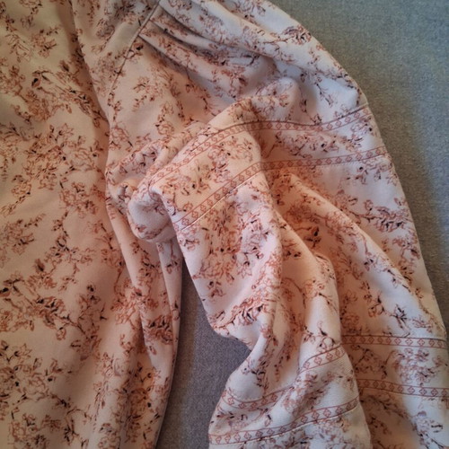 Winter women's set used, beige and brown, fleece lined