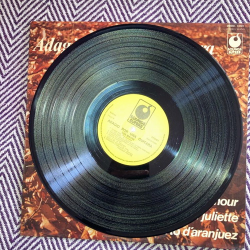 Adagio por una guitarra Los Mayas vinyl used, classical music