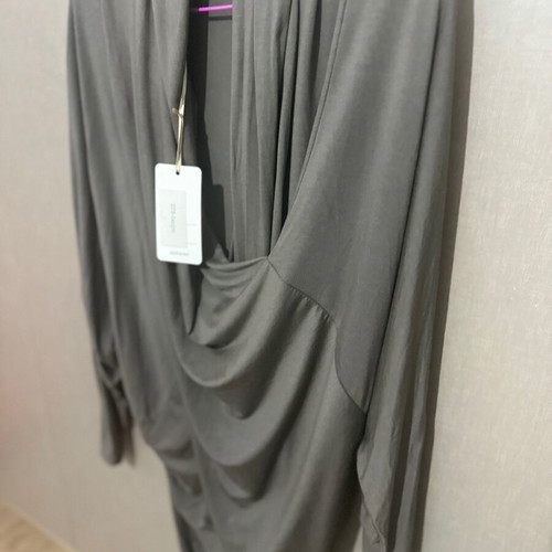 Moonshine Italian women's tunic new, grey and beige, XL to 3XL