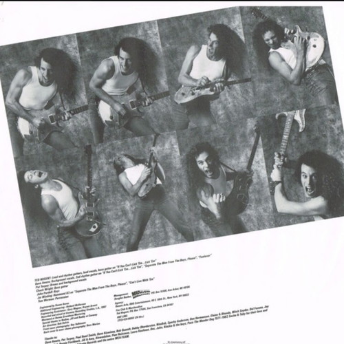 Ted Nugent vinyl records pack Little Miss Dangerous 1986 and If You Can't Lick 'Em 1988 like new