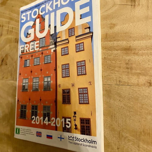 Stockholm Guide 2014-2015 like new, multilingual travel booklet