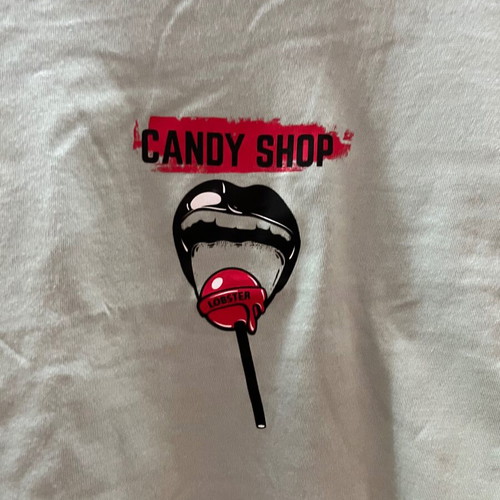 Men's Lobster t-shirt like new, size Small, 100% cotton