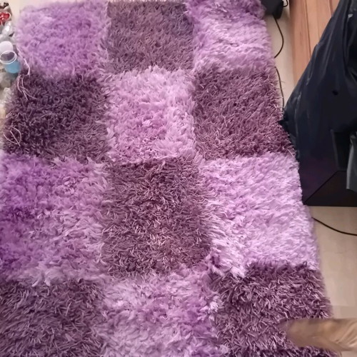 Purple shaggy rug 1.20 x 1.80 like new