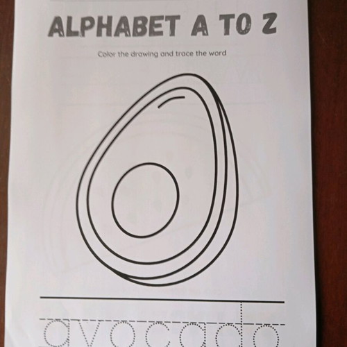 Colouring book with English letters new