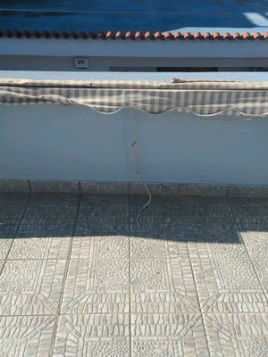 Canopy awning used, frame in very good condition, length 210