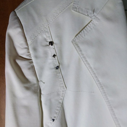 Tresor jeans men's jacket size S like new, white