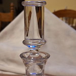 NAXMAN crystal bottle like new, 1684g, 30cm tall with stopper