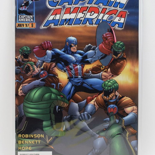 Captain America #9 Marvel Comics comic book (1997)
