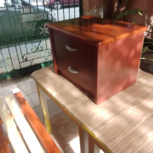 Cabinet with two drawers used