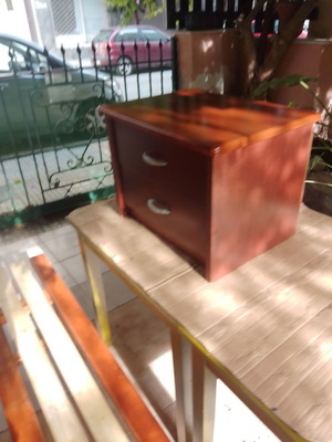 Cabinet with two drawers used
