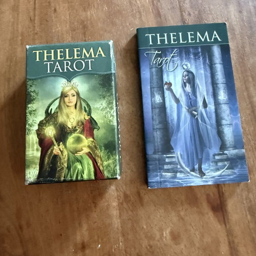 Thelema mini tarot cards 5x8 with manual