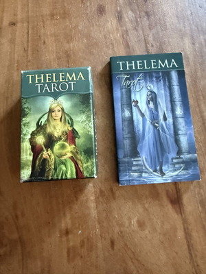 Thelema mini tarot cards 5x8 with manual