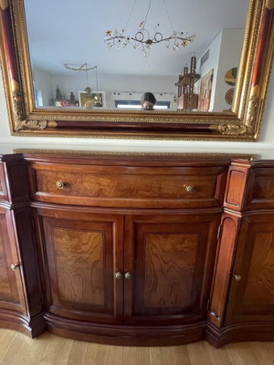 Vintage solid rosewood buffet like new