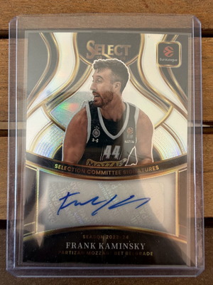Frank Kaminsky Panini Euroleague Select 2025-2026 Autograph card