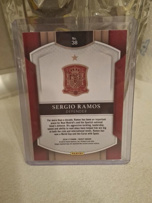 Sergio Ramos Panini Select 2016 card