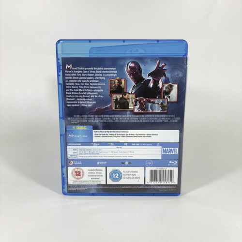 Avengers Age of Ultron Blu-ray like new with English subtitles