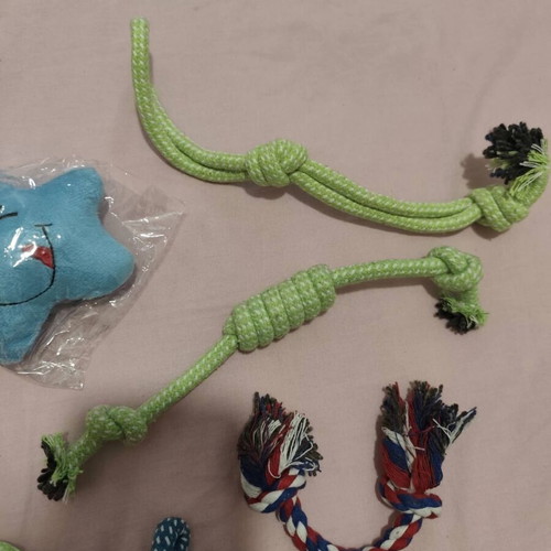 Dog toys new, pack of 7 for small dogs