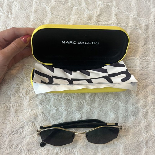 Marc Jacobs Sunglasses MARC 496/S Like New Black & Gold