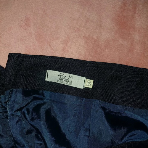 Parade pencil skirt size 50 (XL) like new, dark blue to black