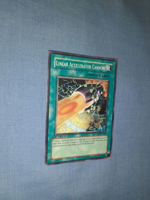 Yu-Gi-Oh! Linear Accelerator Cannon κάρτα ξορκιού καινούργια, 1η έκδοση